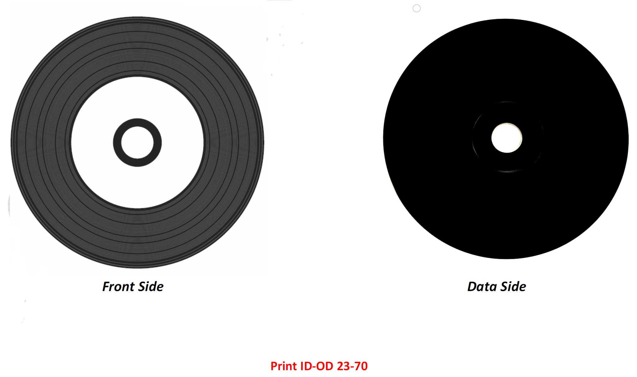 front and back of inkjet vinyl disc (002)