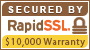 Secured by RapidSSL